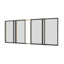 Skjutdörr, 2-luft, med 70mm tröskel